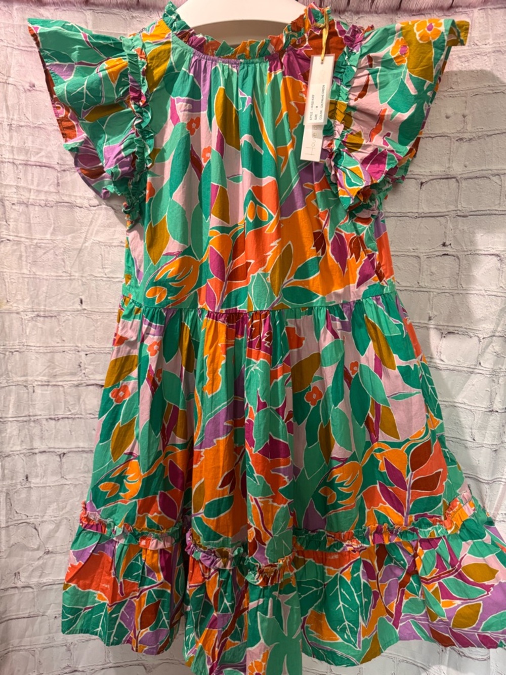 Medium House of Harlow 1960 Multicolor Floral Print Mini Dress - Picture 5 of 7
